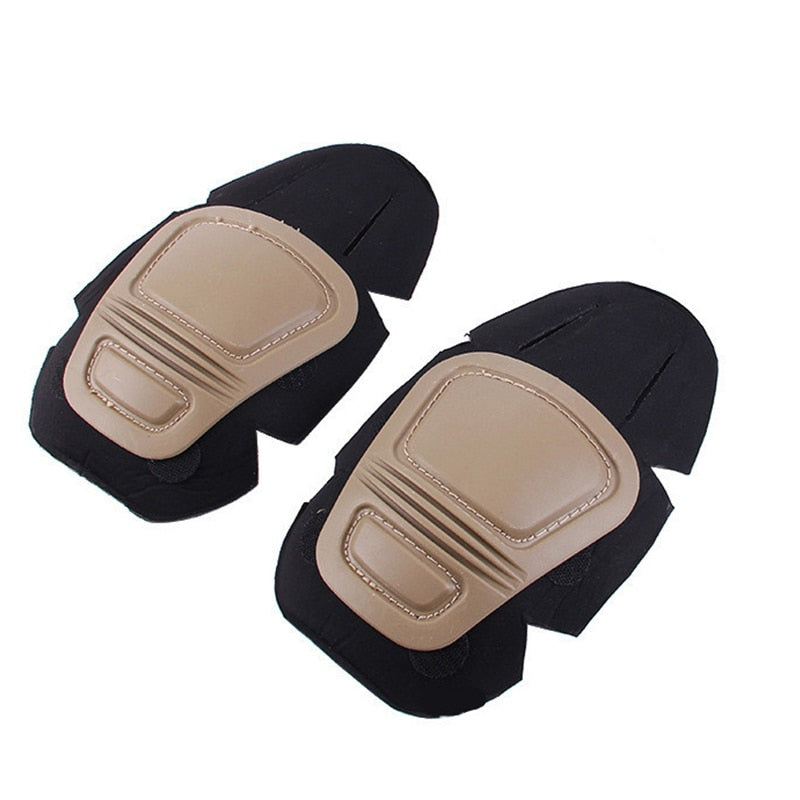 Tactical Knee Elbow Protector Pad 2x Khaki Kneepad