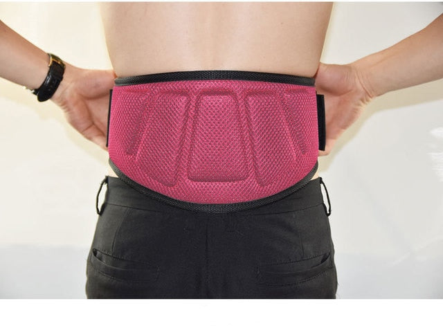 Gym Fitness Weight Lifting Belt PINK