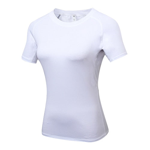 Women Loose Sport Shirts White