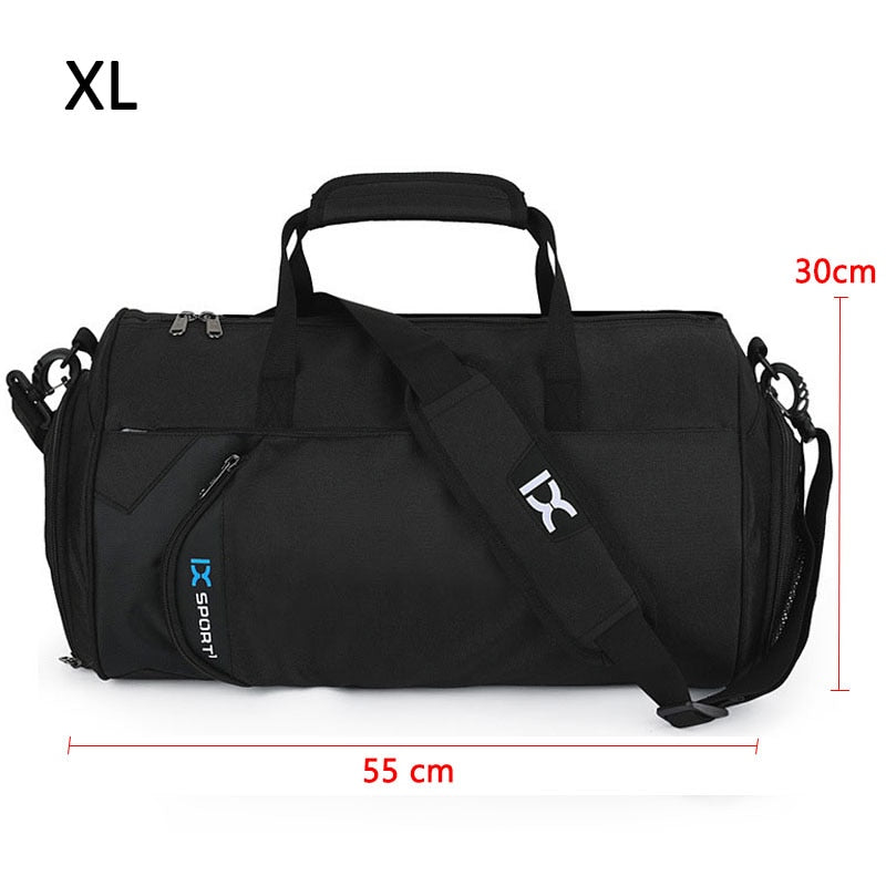Men Gym Travel Sport Bags Black XL