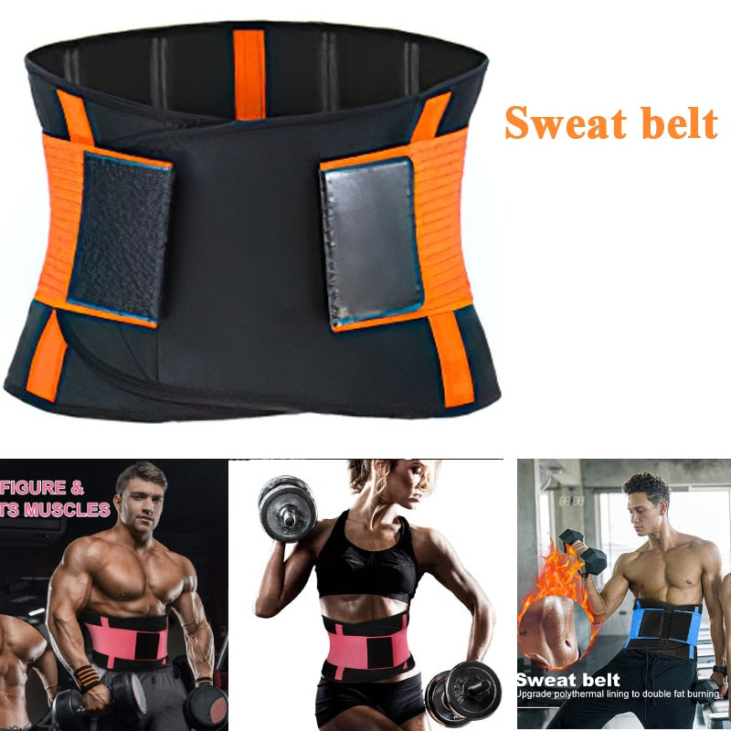 Gym Fitness Weight Lifting Belt yellow sweat belt