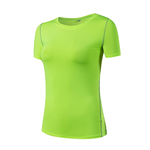 Women Quick Dry Sport Shirt Fluorescent green