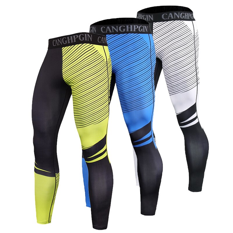 Men Sport Running Tights Leggings