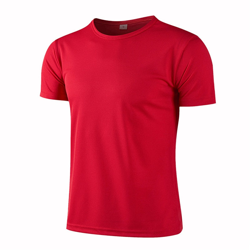 Quick-drying Round Neck Sport T-shirt Red China|Pack of 1