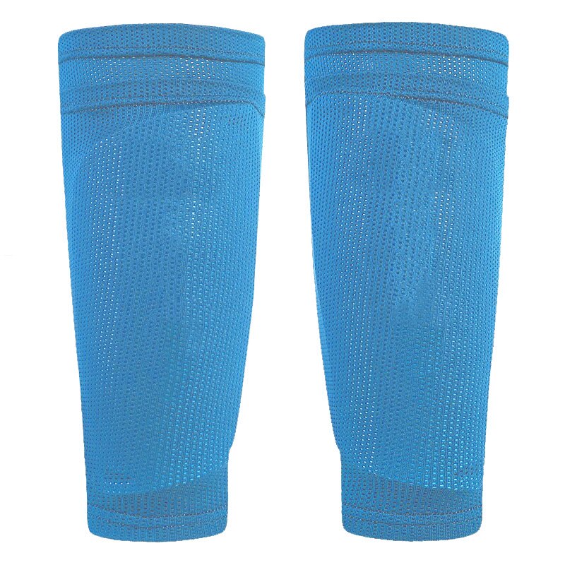 Football Shin Guard Teens Socks Pads Only Socks Blue