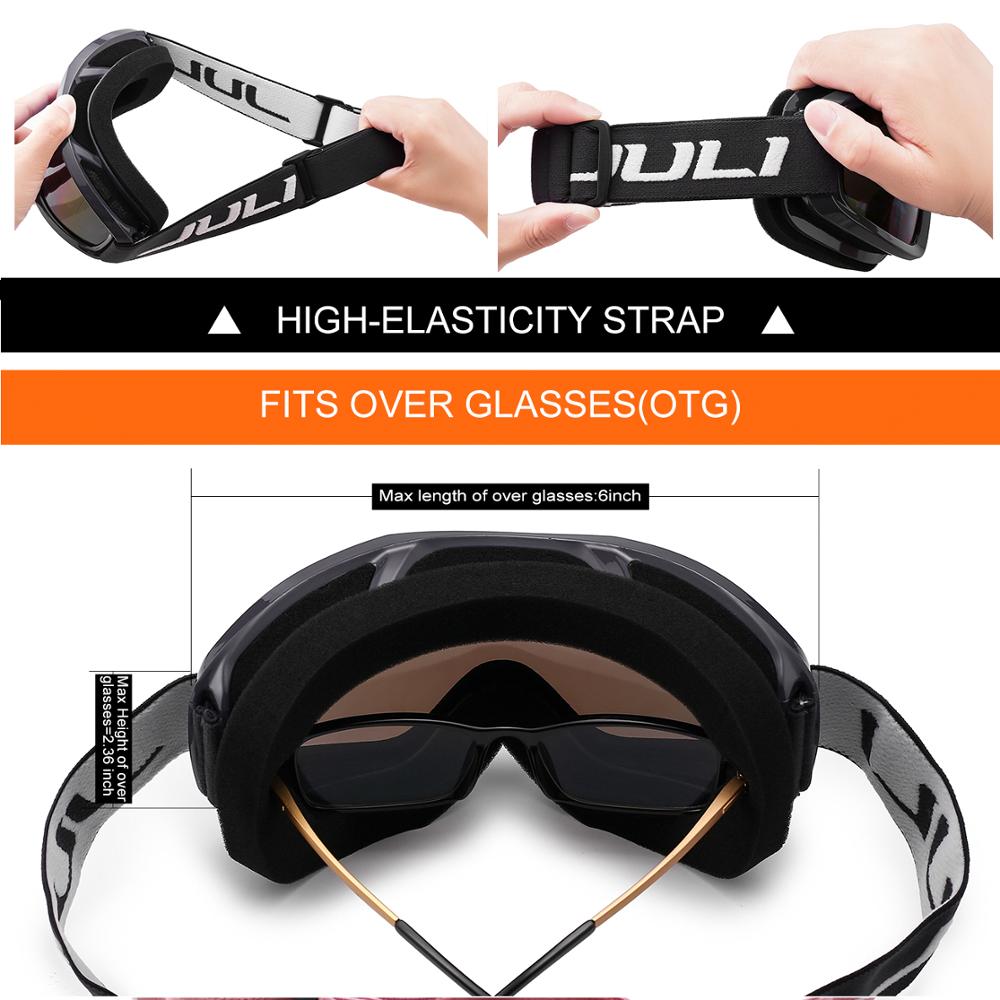 Ski Goggles Double Layers Lens