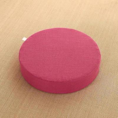 Yoga Meditation Cushion Backrest Pillow Rose red 40x6cm