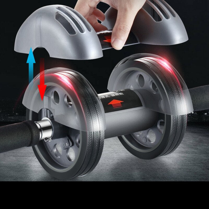 Automatic Rebound Double-wheeled Push Ab Roller