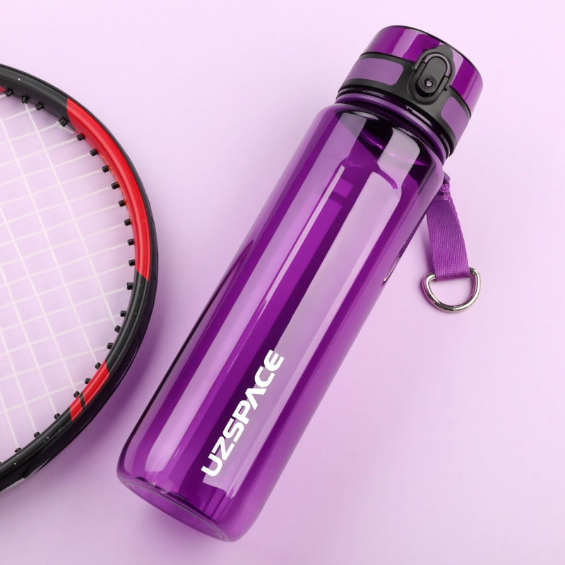 High Capacity Sports Water Bottle 1000ml Purple