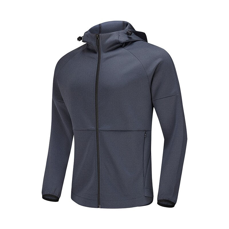 Men Running Hoodies Gym Jacket