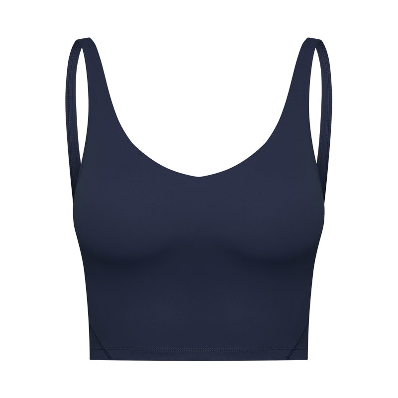 Passion U-Back Women Yoga Bras Deep Sea Blue