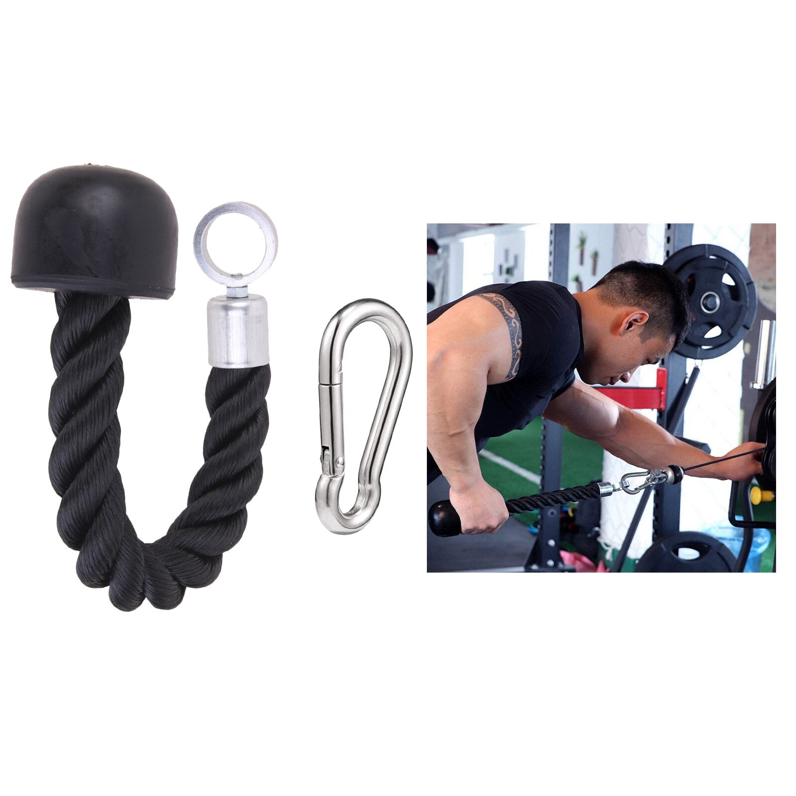 Single Handle Pulley Cable Tie Black