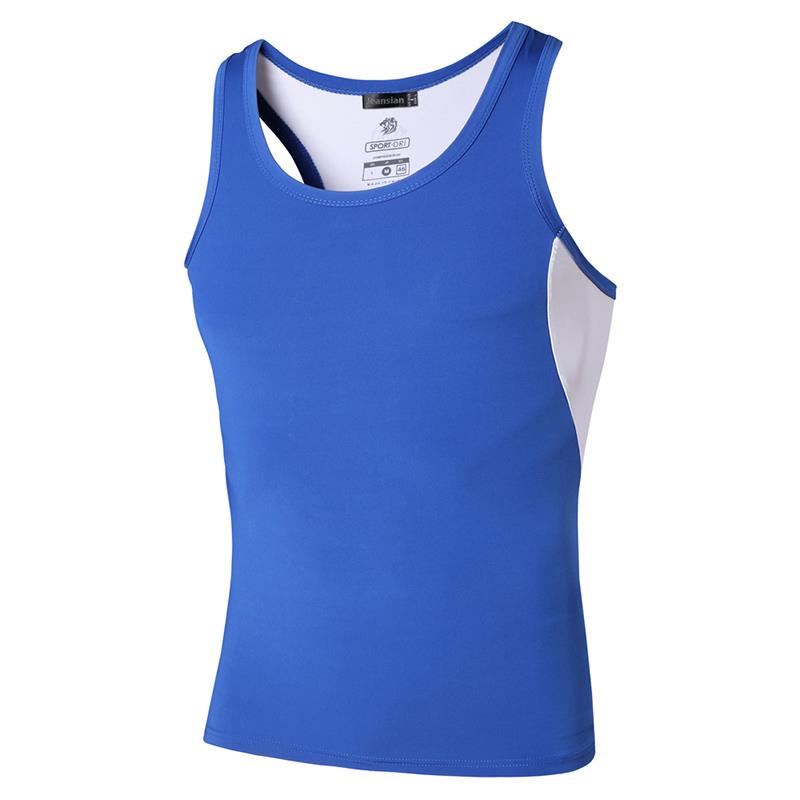 Men's Quick Dry Sleeveless Sport Shirts LSL203-OceanBlue China