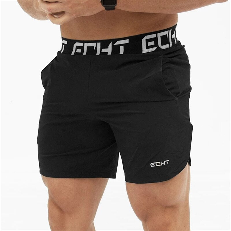 Men Black Workout Sport Shorts