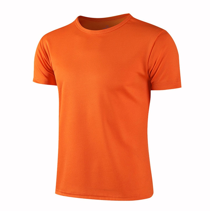 Quick-drying Round Neck Sport T-shirt Orange China|Pack of 1