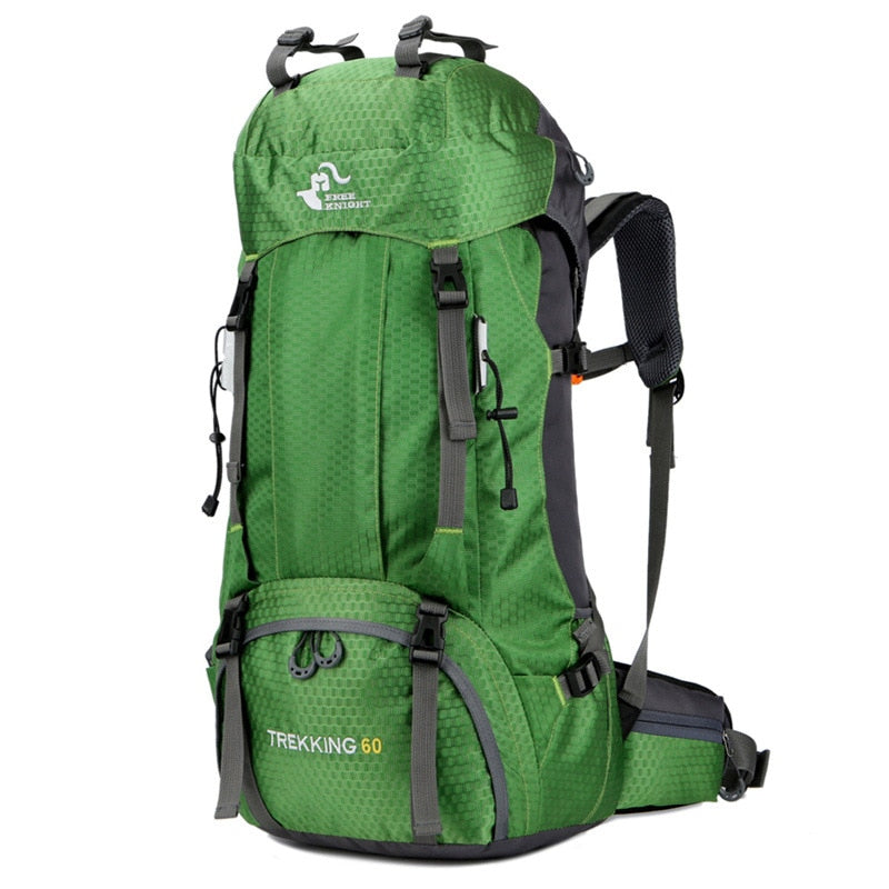 Waterproof Climbing Backpack Green 50 - 70L