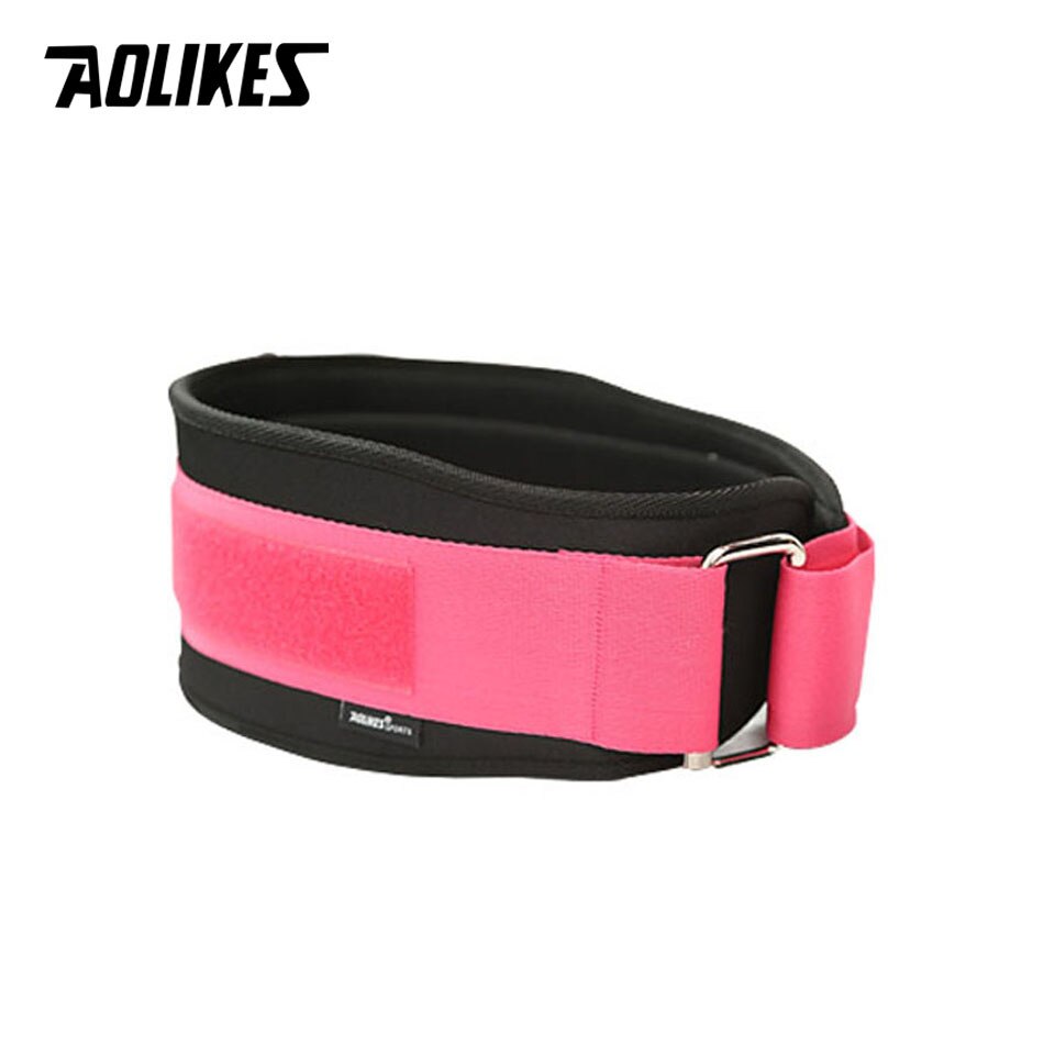 Bodybuilding Waist Support Belt Pink