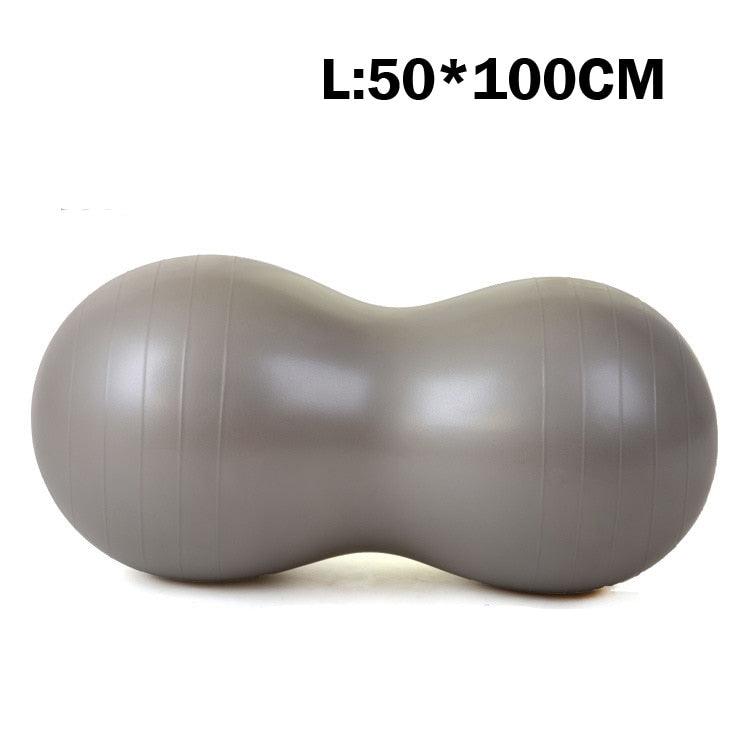 Anti-Burst Pilates Fitness ball 50-100cm grey