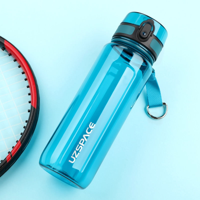 High Capacity Sports Water Bottle 650ml Cyan