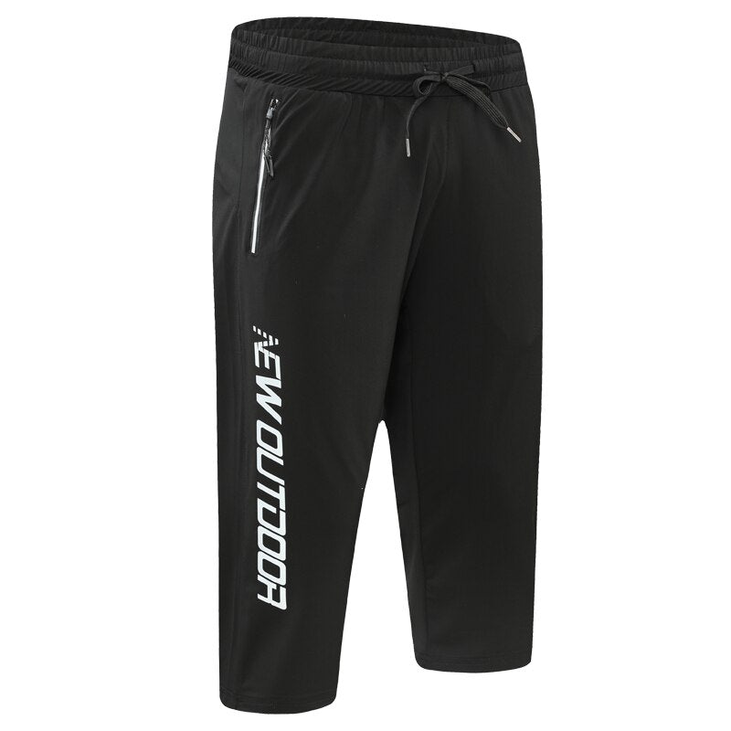 Men Sport Cropped Pants black A