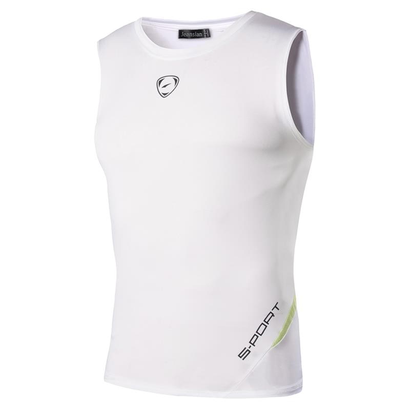 Men's Quick Dry Sleeveless Sport Shirts LSL208-White China