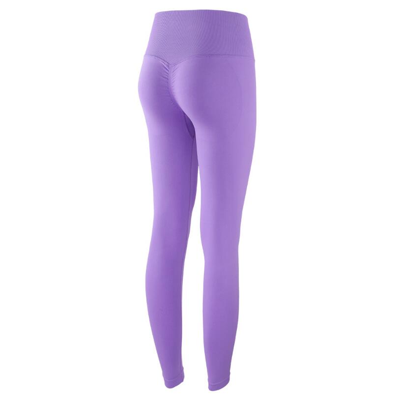 Women Autumn Seamless Yoga Pant Misty Mauve