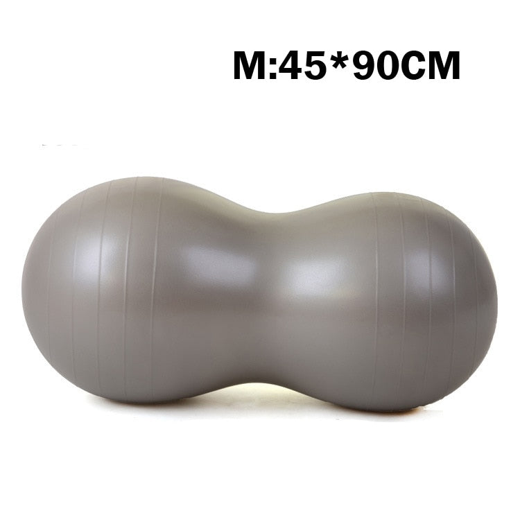 Anti-Burst Pilates Fitness ball 45-90cm grey