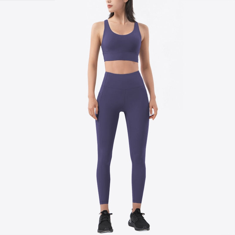 Women Stretch Soft Gym Clothes Midnight Blue