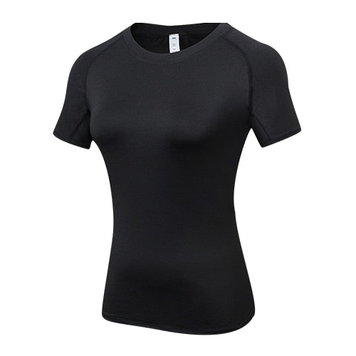 Women Loose Sport Shirts Black
