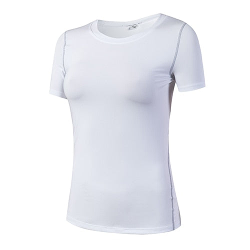 Women Quick Dry Sport Shirt White