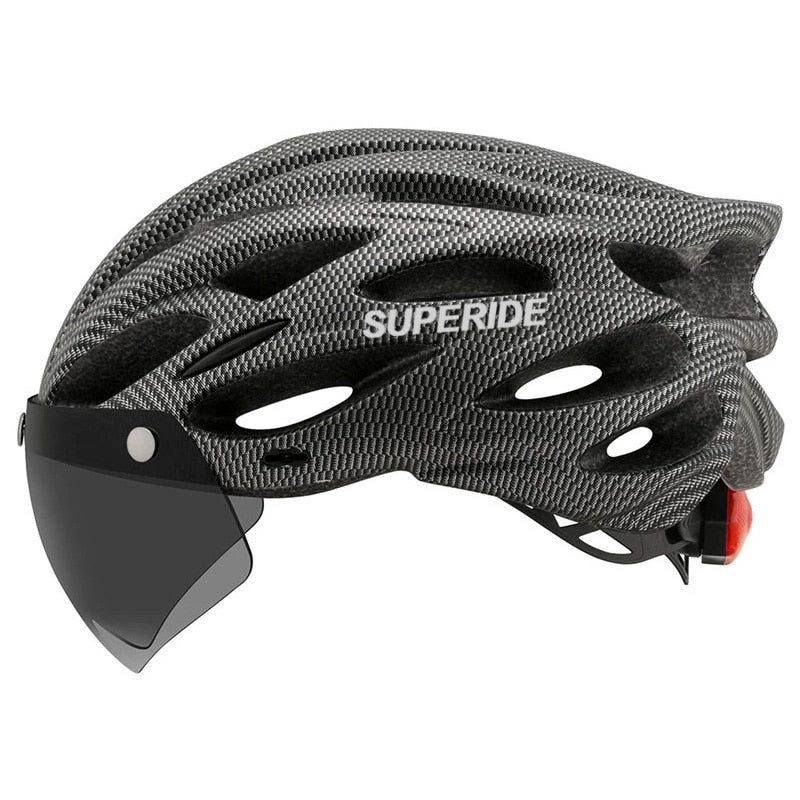 Men Women Cycling Helmet Gray 54-61CM