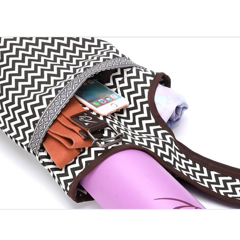 Fashion Canvas Yoga Mat Bag