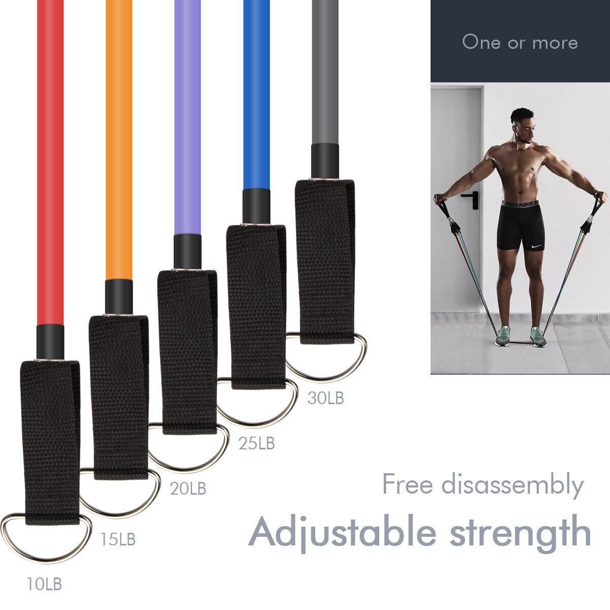 Home Gym Resistance Bands Set