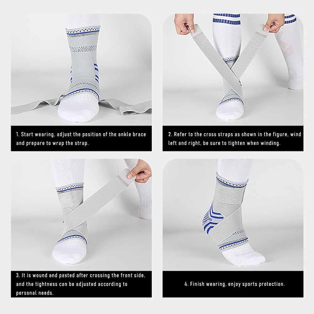 Sport Cycling Compression Ankle Brace