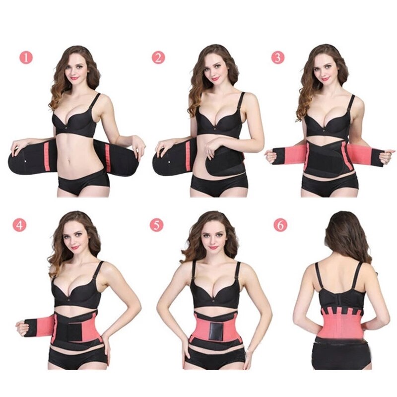 Women Waist Trainer Lumbar Back Belt