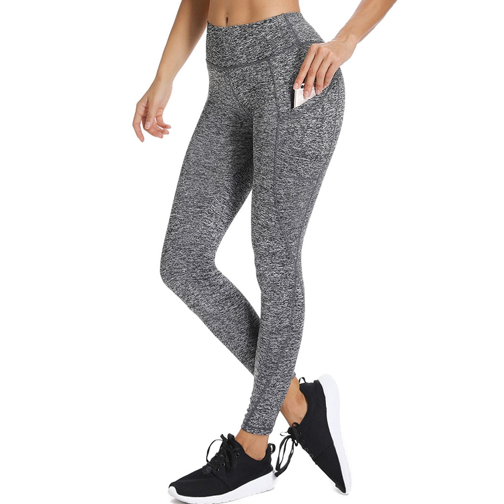 Tights Casual Cropped Female Leggings Full-Length Grey