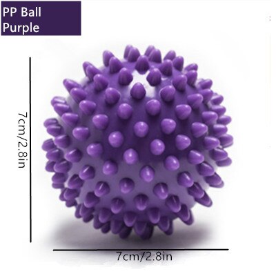 Silicon Massage Ball with Suction Cup B Purple