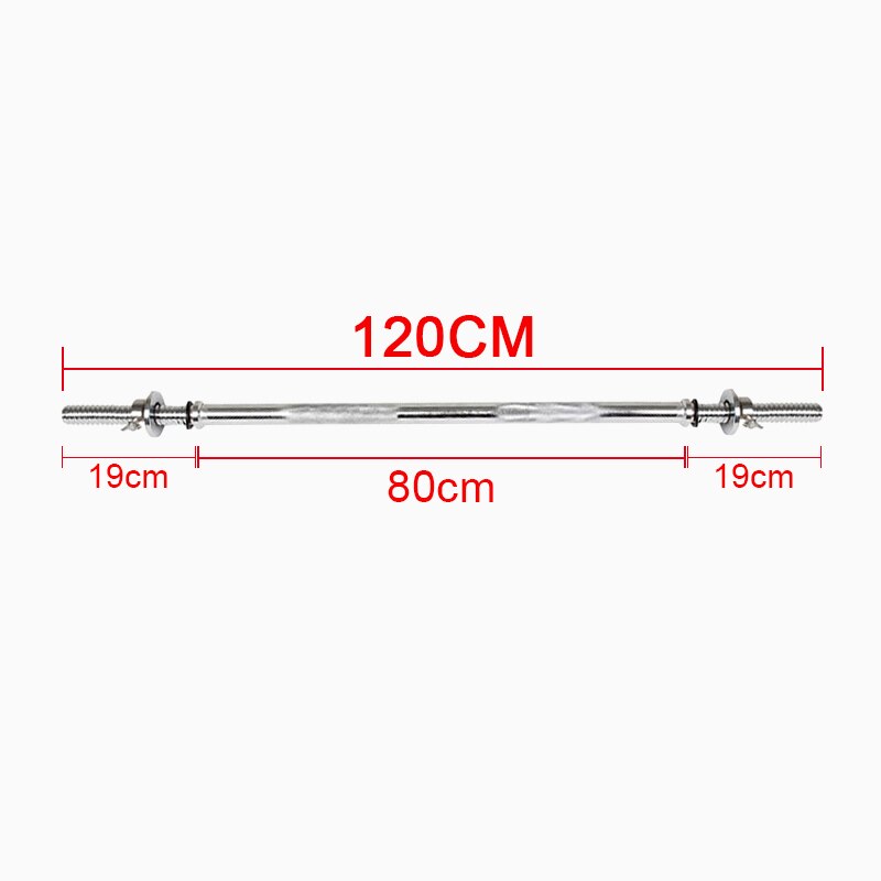 Fitness Weight Lift Training Barbell Bar 1.2m Straight 25mm