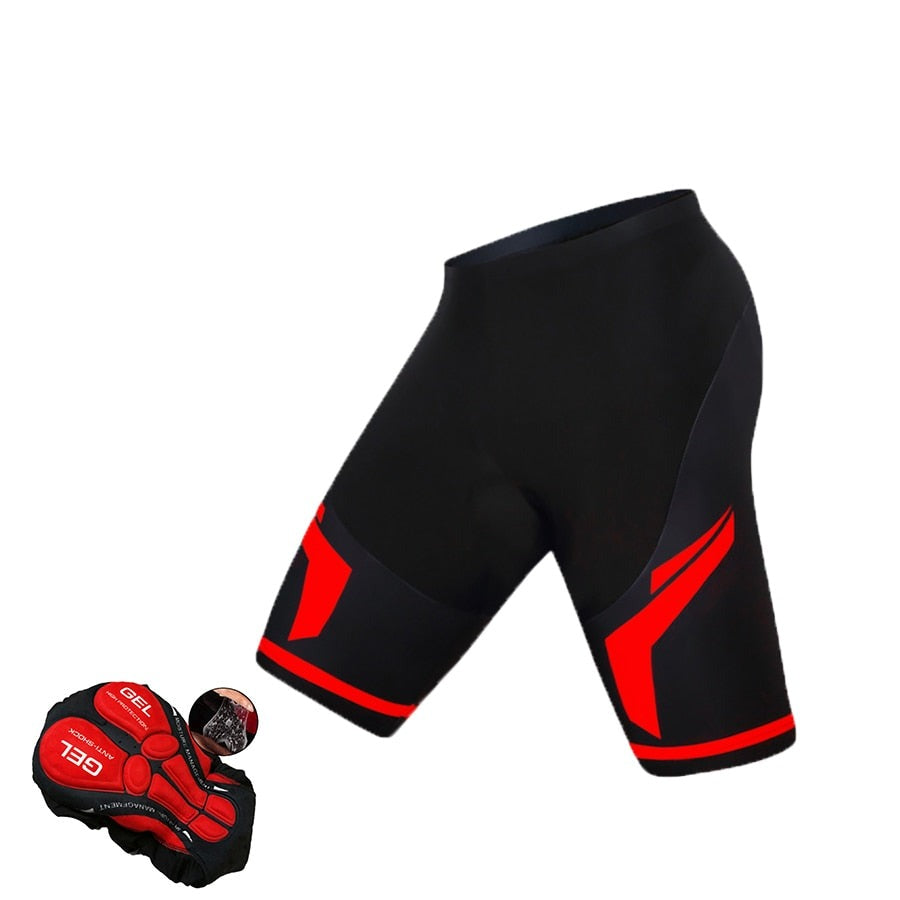 5D Padded Cycling Shorts Red