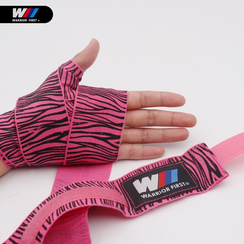 Zebra Pattern Boxing Handwraps