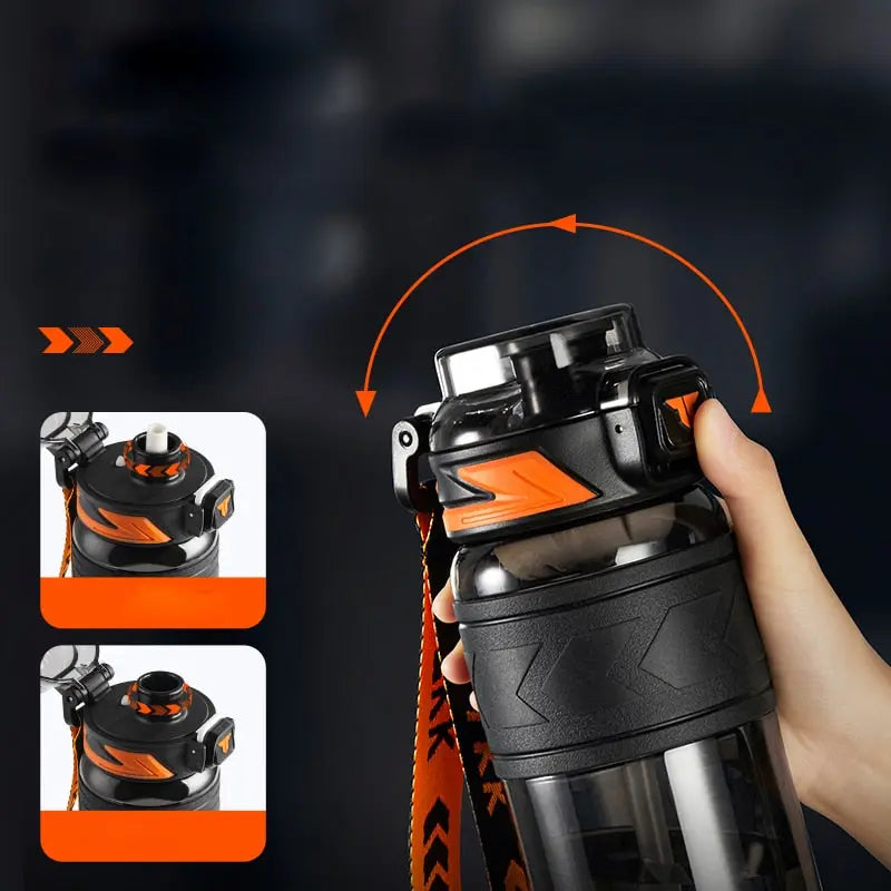 Portable Straw Sports Water Bottle