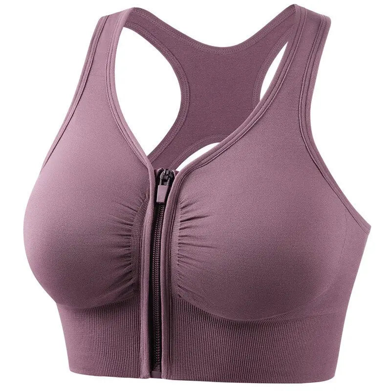 Professional Shockproof Running Yoga Fitness Bra Bean Paste