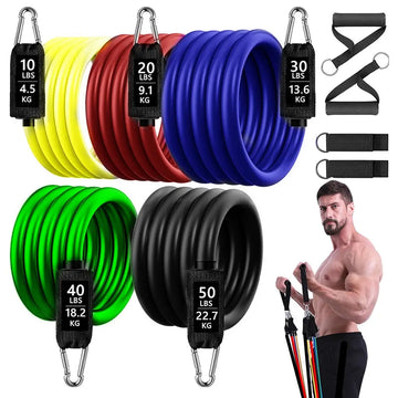 Resistance Bands Set - 11 to 16 pieces