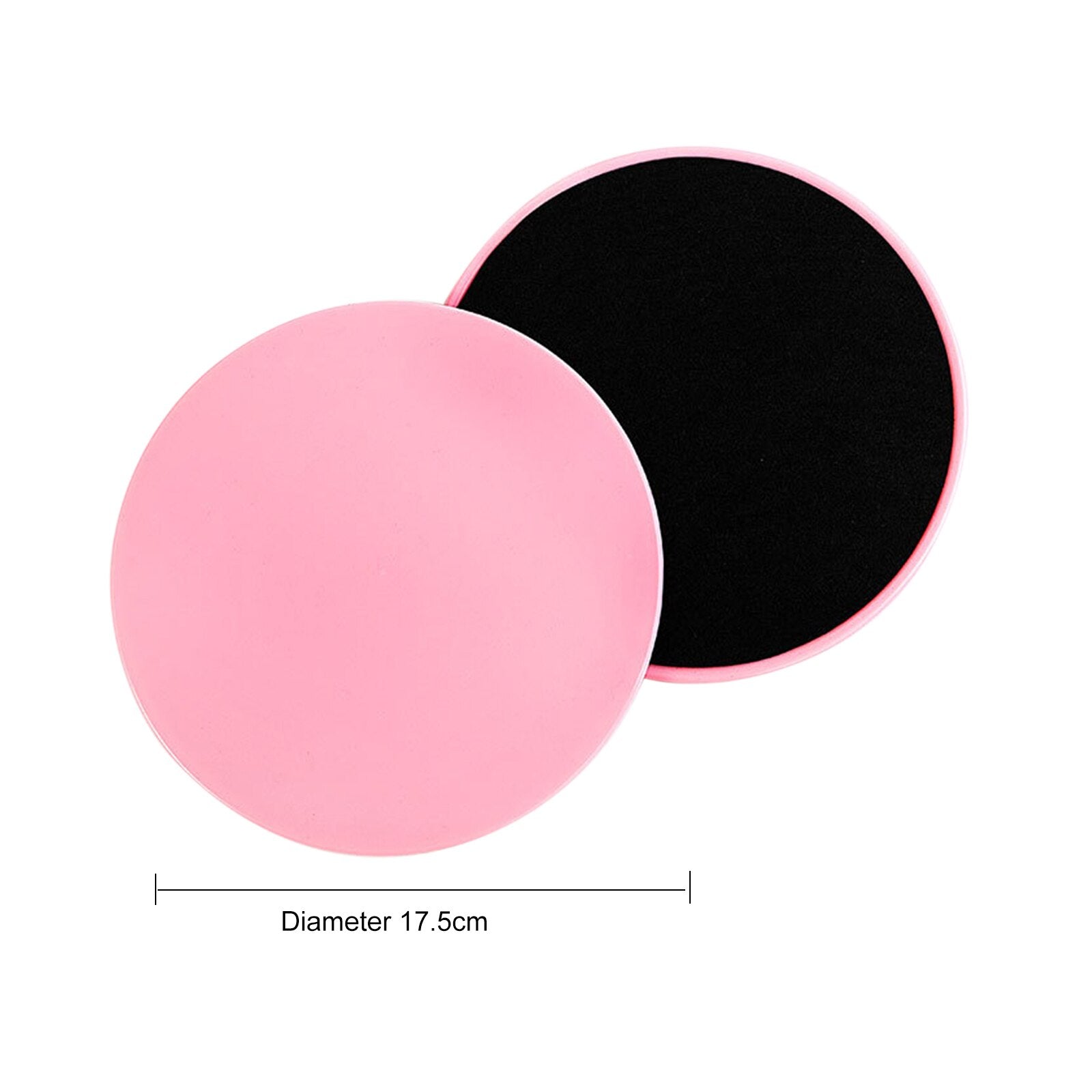 Gym Muscle Training Sliding Disc Pink