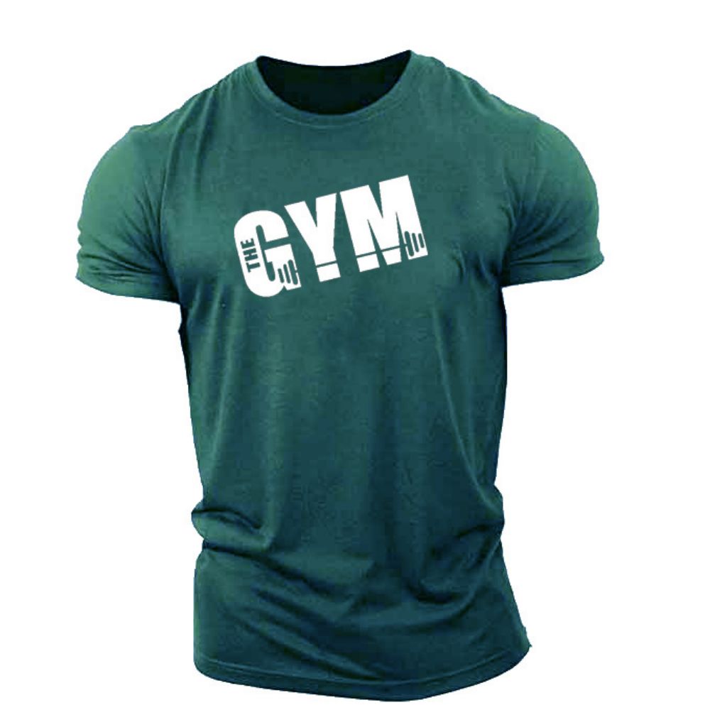 Men 3d GYM Muscle Pattern Tops