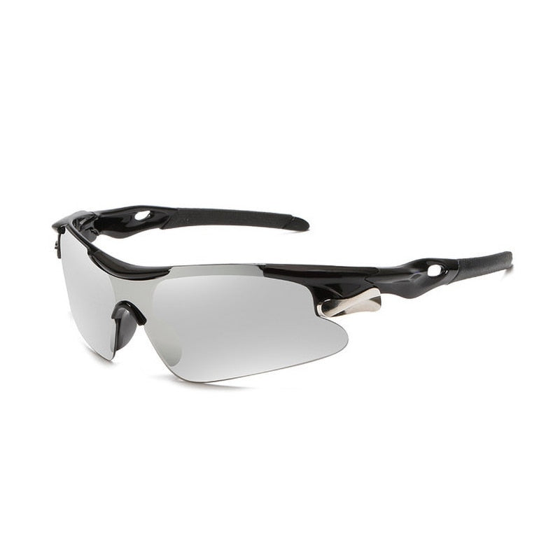 Outdoor Road Cycling Sun Glasses BLACK WHITE