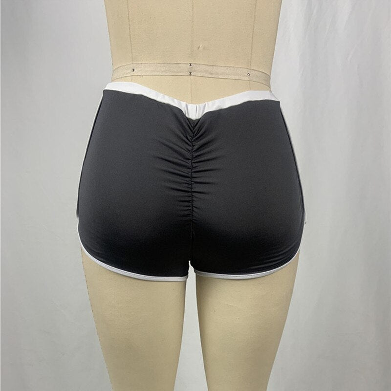 Women's Low Waist Gym Shorts