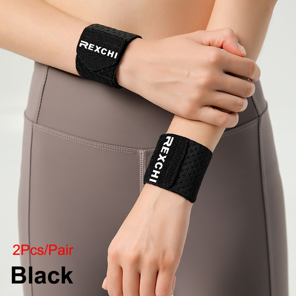 Adjustable 2Pcs/Pair Wrist Brace Black-2Pcs