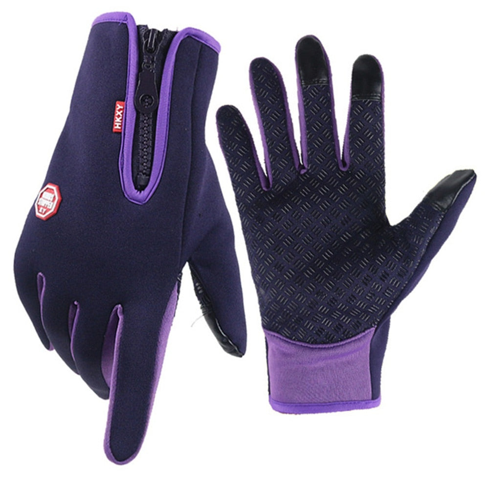 Cycling Touchscreen Gloves 23019-Purple