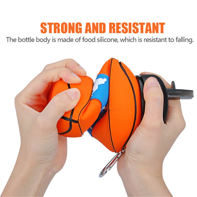 Sports Folding Football Water Bottle